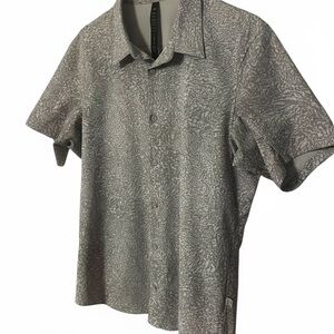 lululemon athletica Gray Casual Button Down Shirt